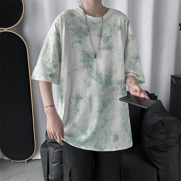 Tie-dye Loose Short-sleeved T-shirt