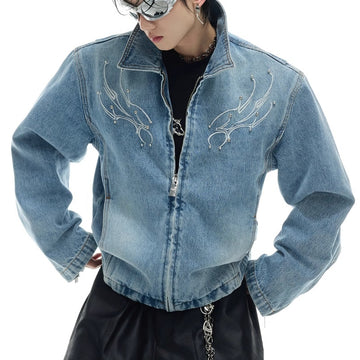 Retro Denim Coat