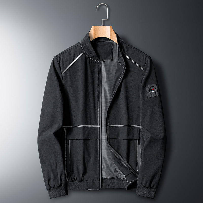 Plus Size Jacket Men's Spring And Autumn Baseball Uniform