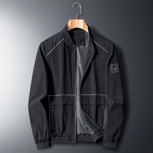 Plus Size Jacket Men's Spring And Autumn Baseball Uniform